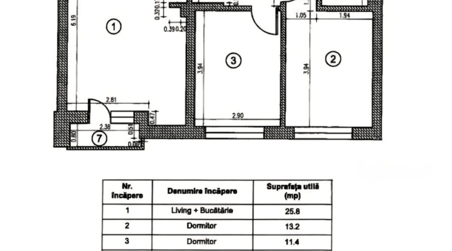 Apartament 3 camere zona Pallady – fotografia principală