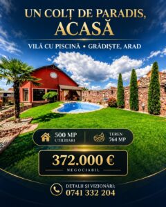 💎 Pentru cei care nu caută doar o casă, ci un stil de viață! - 372.000 EUR - Gradiste, arad - 7 camere - 500 m²